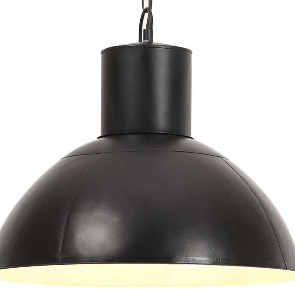 Pakabinamas šviestuvas, juodas, 48cm, 25W, apskritas, E27