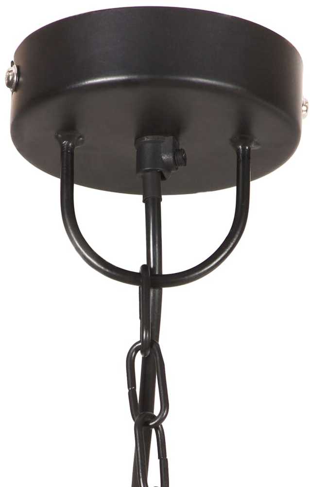 Pakabinamas šviestuvas, juodas, 48cm, 25W, apskritas, E27