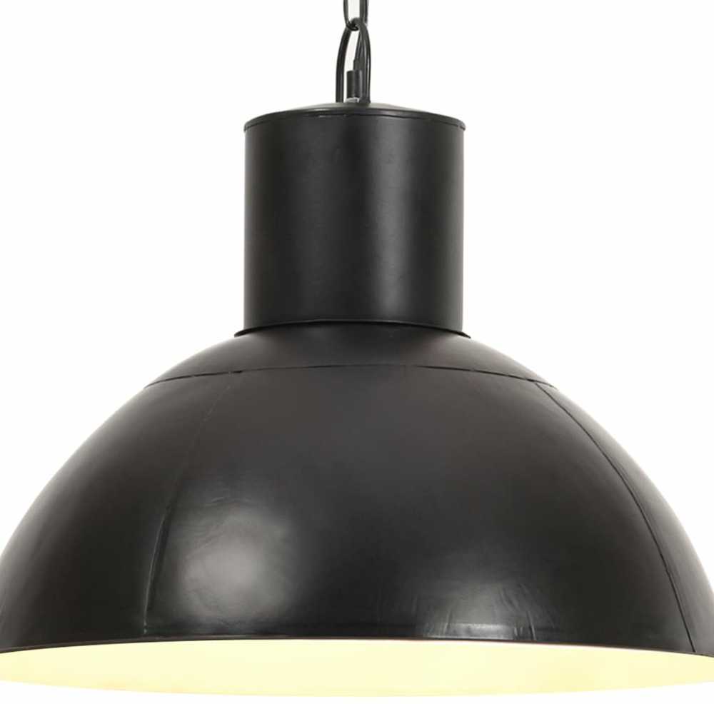 Pakabinamas šviestuvas, juodas, 48cm, 25W, apskritas, E27