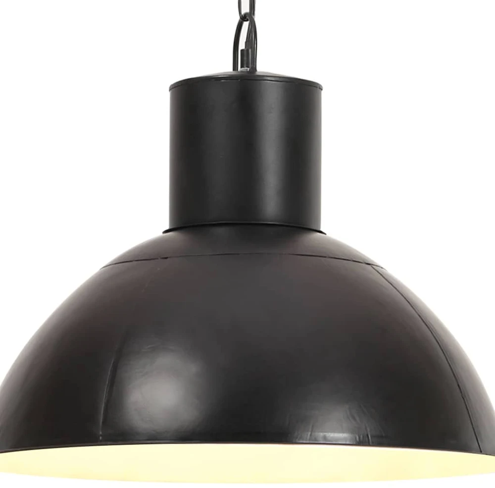 Pakabinamas šviestuvas, juodas, 48cm, 25W, apskritas, E27