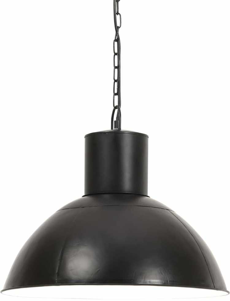 Pakabinamas šviestuvas, juodas, 48cm, 25W, apskritas, E27