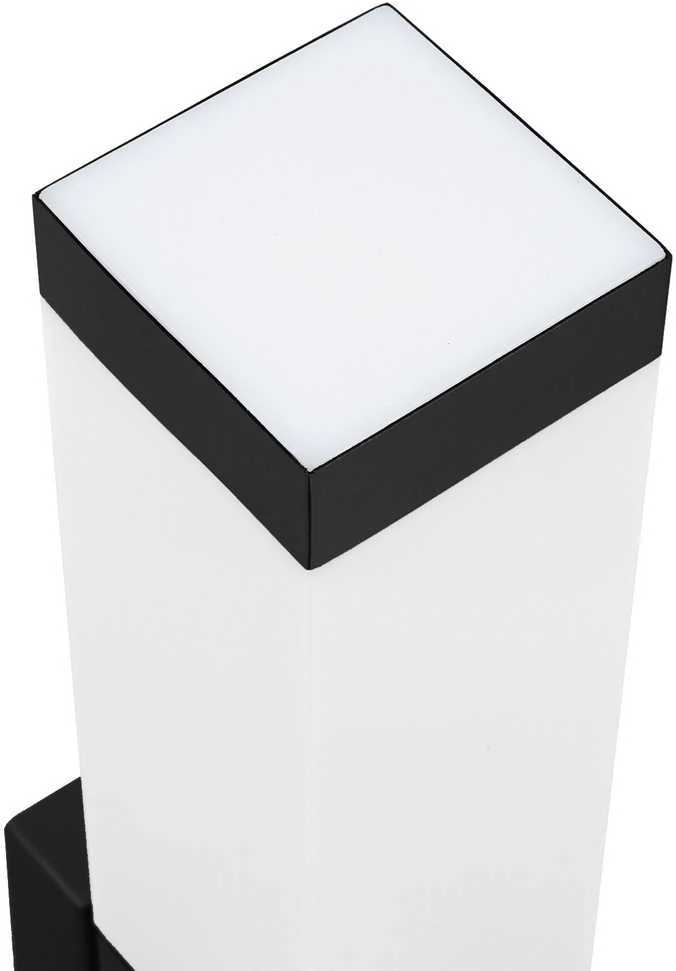 Sieninis šviestuvas Lauko sieninė lemputė Juoda 10.5 x 6 x 33 cm