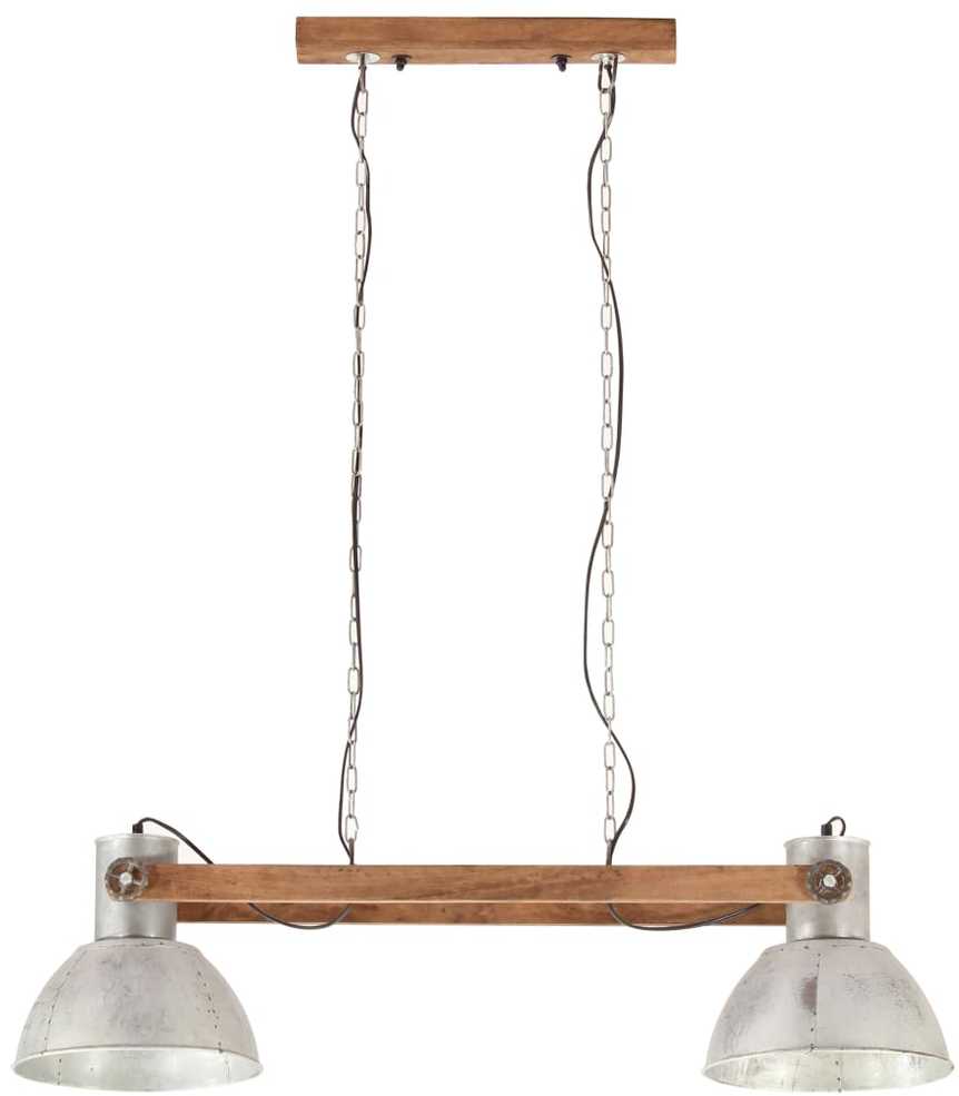 Pakabinamas šviestuvas, sidabrinis, 109cm, 25W, E27
