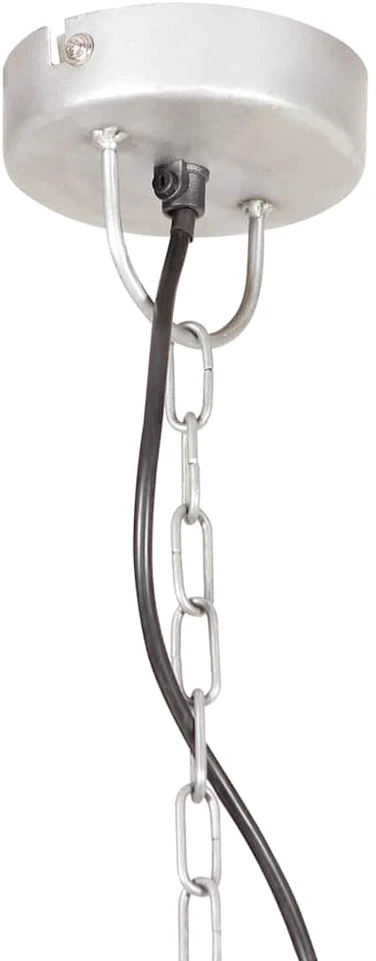 Pakabinamas šviestuvas, sidabrinis, 41cm, 25W, apskritas, E27