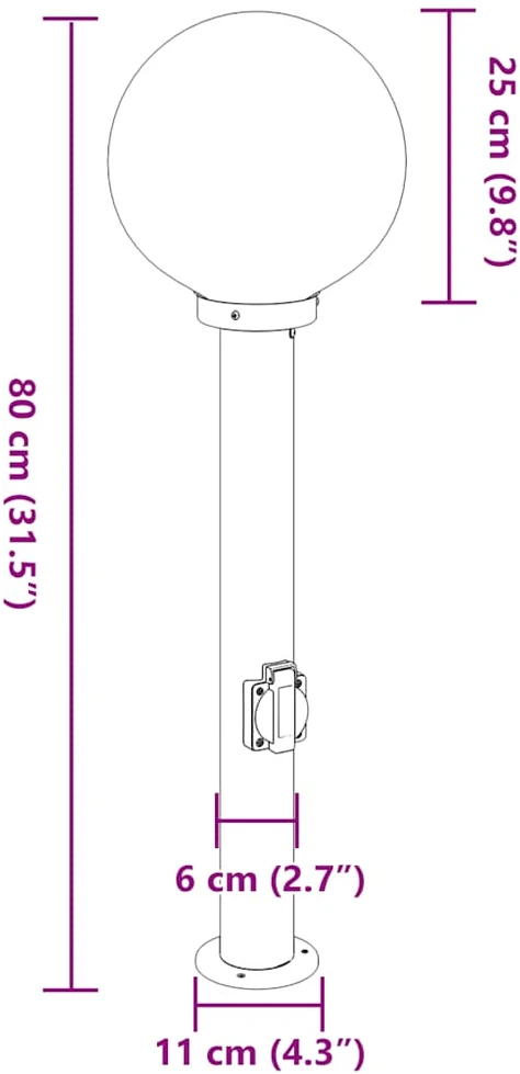 Pakabinamas šviestuvas Šviestuvai su išleidimo anga, 3 vnt., 80 cm, juodi, IP44