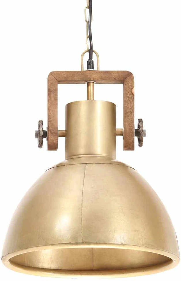 Pakabinamas šviestuvas, žalvario, 30cm, 25W, apskritas, E27