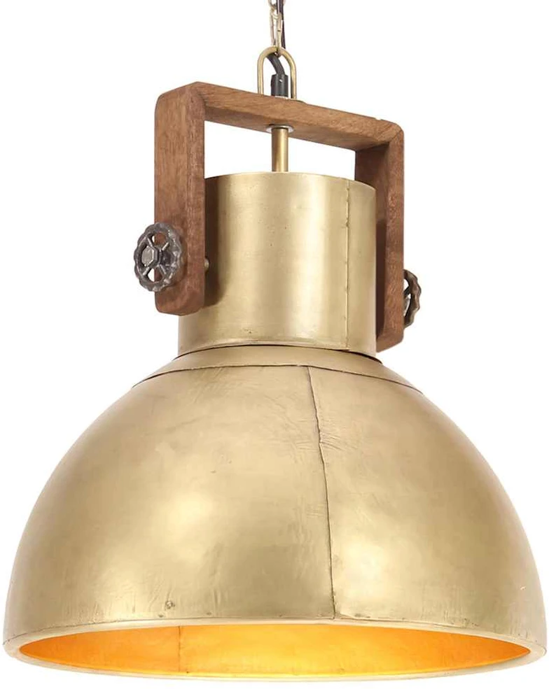Pakabinamas šviestuvas, žalvario, 40cm, 25W, apskritas, E27