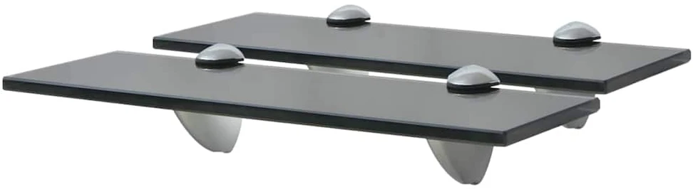 Pakabinamos lentynos, 2vnt., 30x10cm, stiklas, 8mm (243762x2)