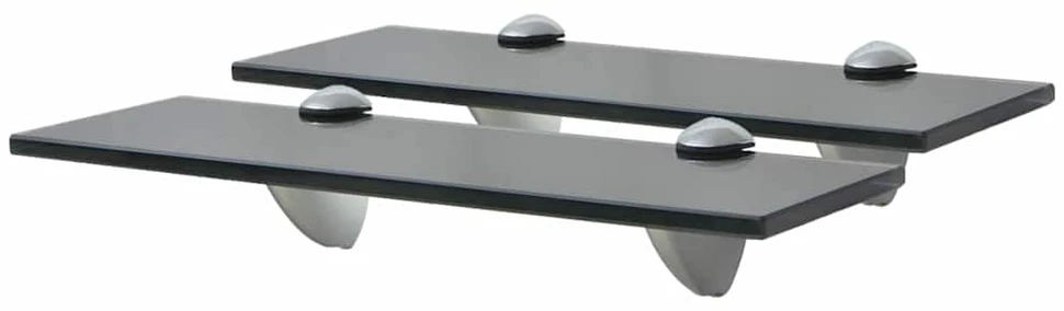 Pakabinamos lentynos, 2vnt., 30x20cm, stiklas, 8mm (243786x2)