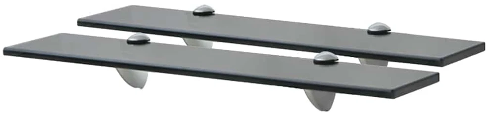 Pakabinamos lentynos, 2vnt., 50x10cm, stiklas, 8mm (243764x2)