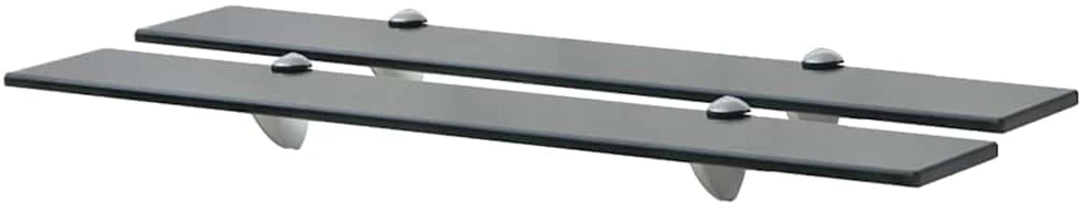 Pakabinamos lentynos, 2vnt., 70x10cm, stiklas, 8mm (243766x2)