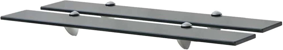 Pakabinamos lentynos, 2vnt., 70x20cm, stiklas, 8mm (243790x2)