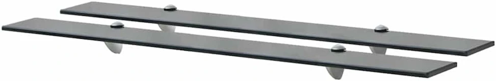 Pakabinamos lentynos, 2vnt., 90x20cm, stiklas, 8mm (243792x2)