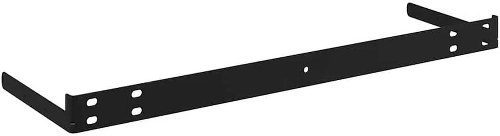 Pakabinamos lentynos, 2vnt., baltos, 120x23,5x3,8cm, MDF