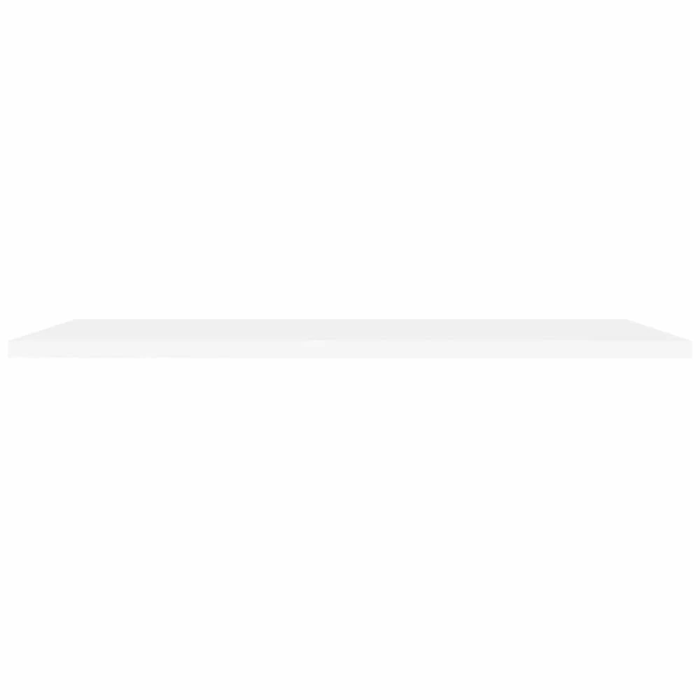 Pakabinamos lentynos, 2vnt., baltos, 120x23,5x3,8cm, MDF