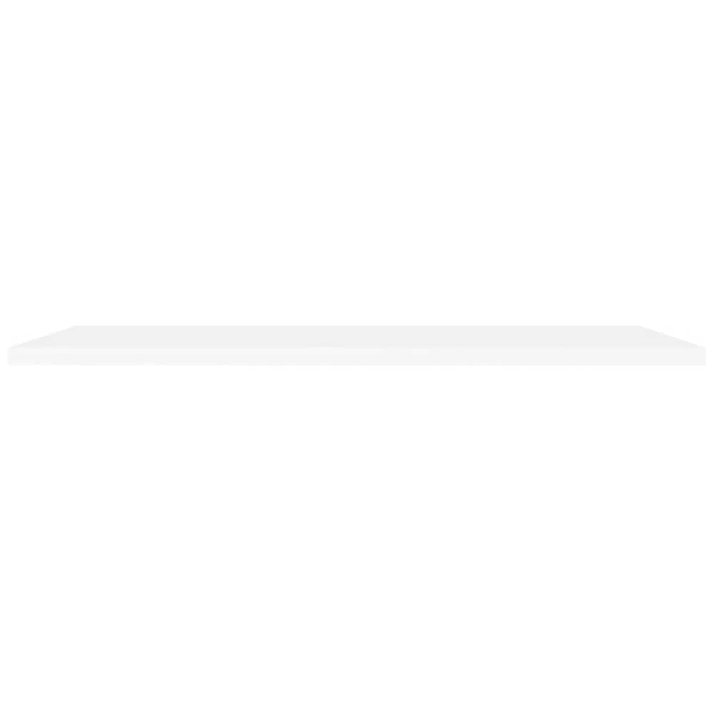 Pakabinamos lentynos, 2vnt., baltos, 120x23,5x3,8cm, MDF