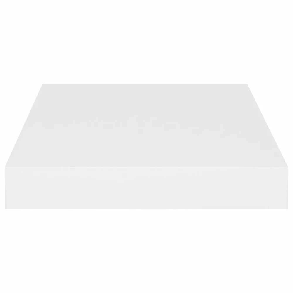 Pakabinamos lentynos, 2vnt., baltos, 23x23,5x3,8cm, MDF