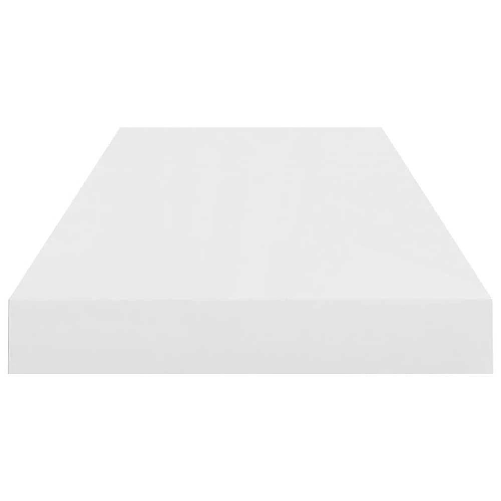 Pakabinamos lentynos, 2vnt., baltos, 60x23,5x3,8cm, MDF