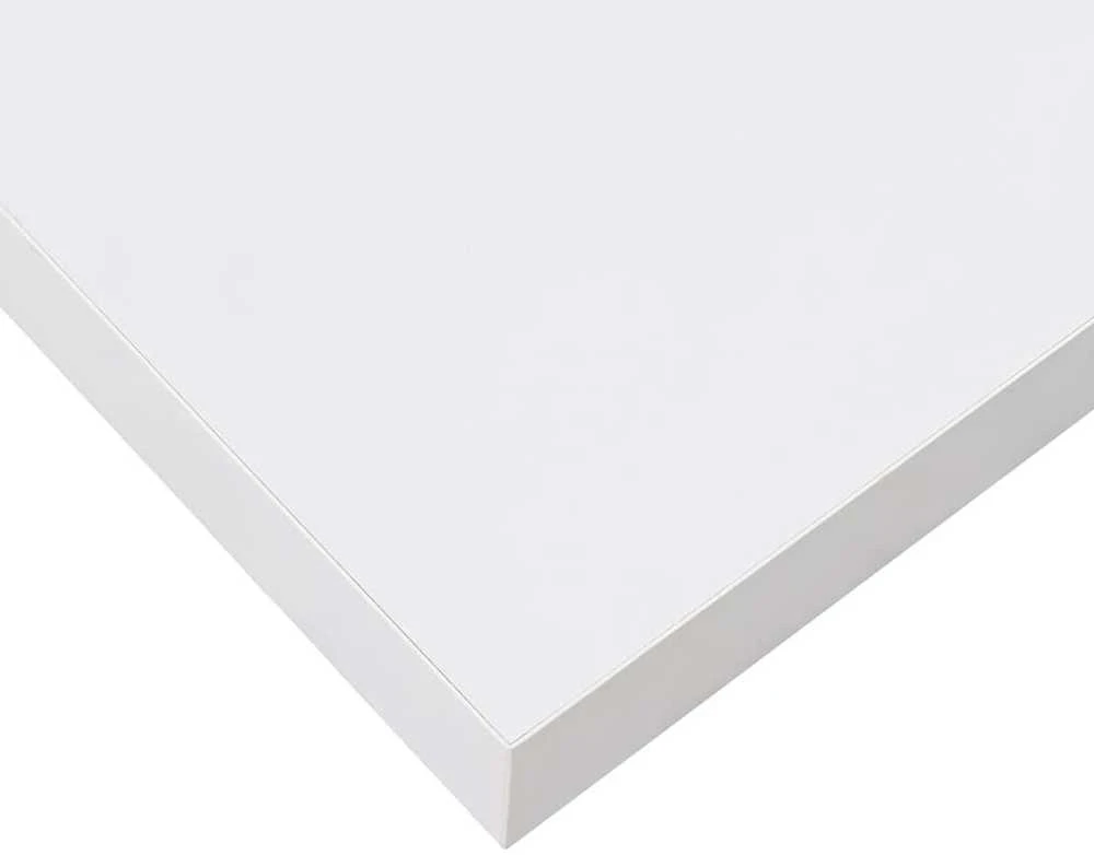 Pakabinamos lentynos, 2vnt., baltos, 60x23,5x3,8cm, MDF