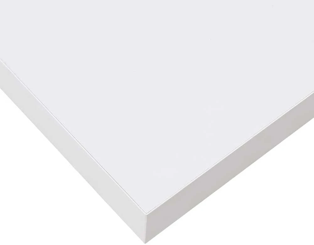 Pakabinamos lentynos, 2vnt., baltos, 80x23,5x3,8cm, MDF