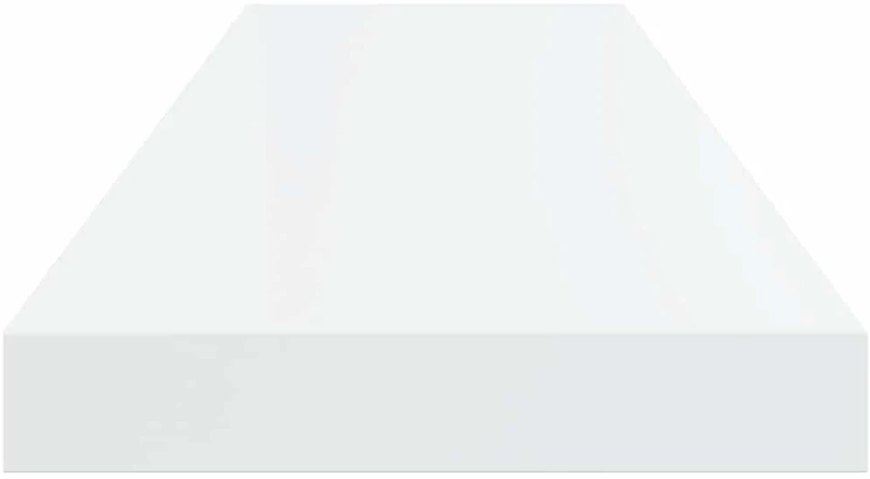 Pakabinamos lentynos, 2vnt., baltos, 80x23,5x3,8cm, MDF