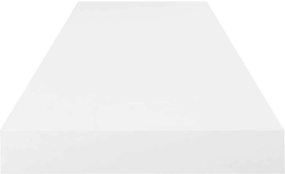 Pakabinamos lentynos, 2vnt., baltos, 80x23,5x3,8cm, MDF