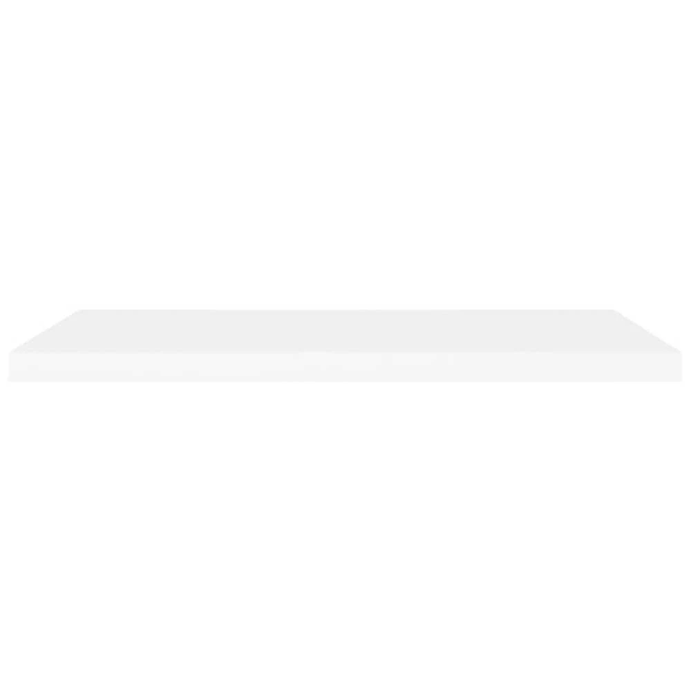 Pakabinamos lentynos, 2vnt., baltos, 90x23,5x3,8cm, MDF