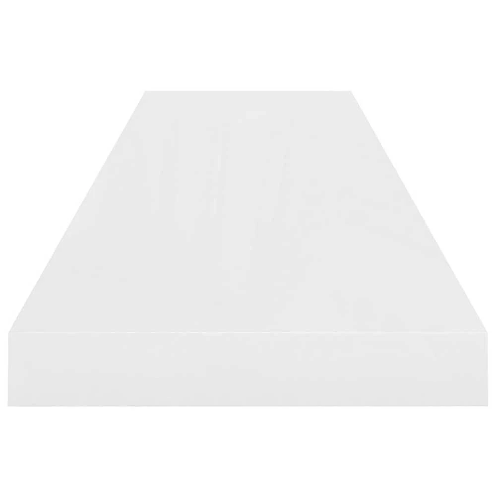 Pakabinamos lentynos, 2vnt., baltos, 90x23,5x3,8cm, MDF