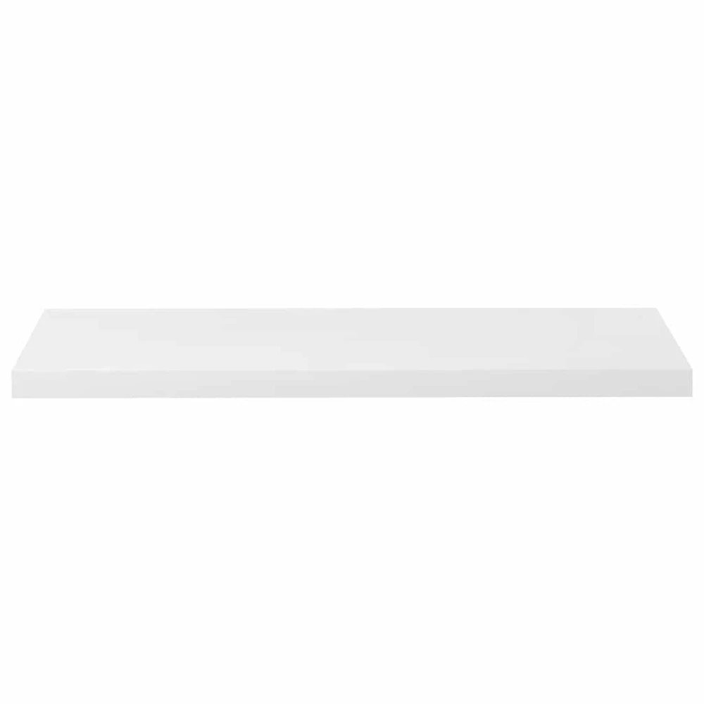 Pakabinamos lentynos, 2vnt., baltos, 90x23,5x3,8cm, MDF