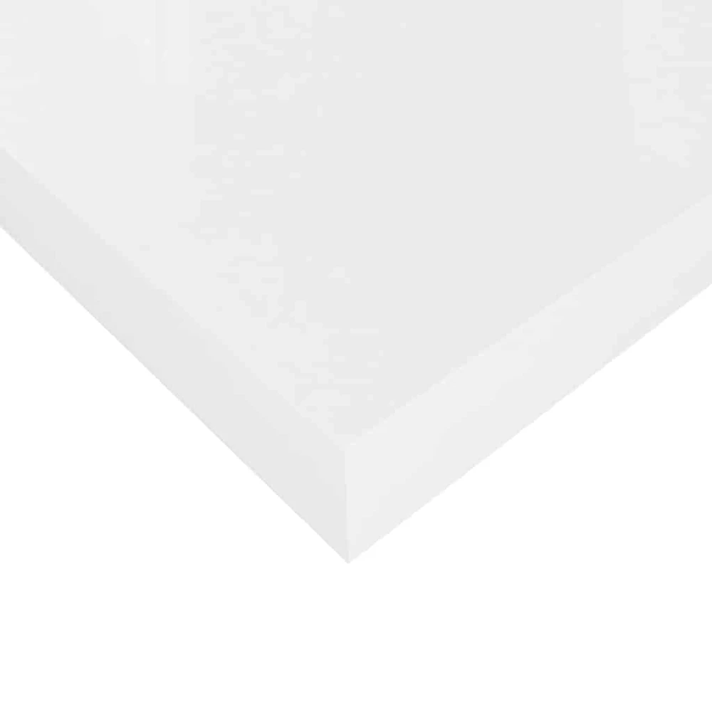 Pakabinamos lentynos, 2vnt., baltos, 90x23,5x3,8cm, MDF
