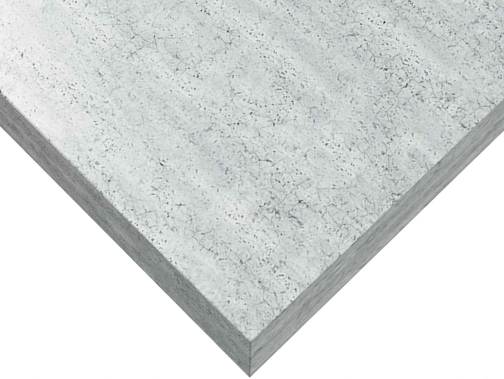 Pakabinamos lentynos, 2vnt., betono pilkos, 60x23,5x3,8cm, MDF