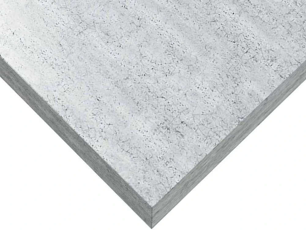 Pakabinamos lentynos, 2vnt., betono pilkos, 23x23,5x3,8cm, MDF