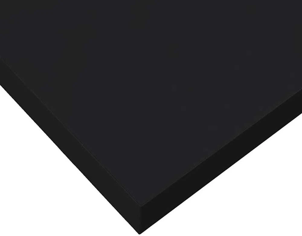 Pakabinamos lentynos, 2vnt., juodos, 90x23,5x3,8cm, MDF