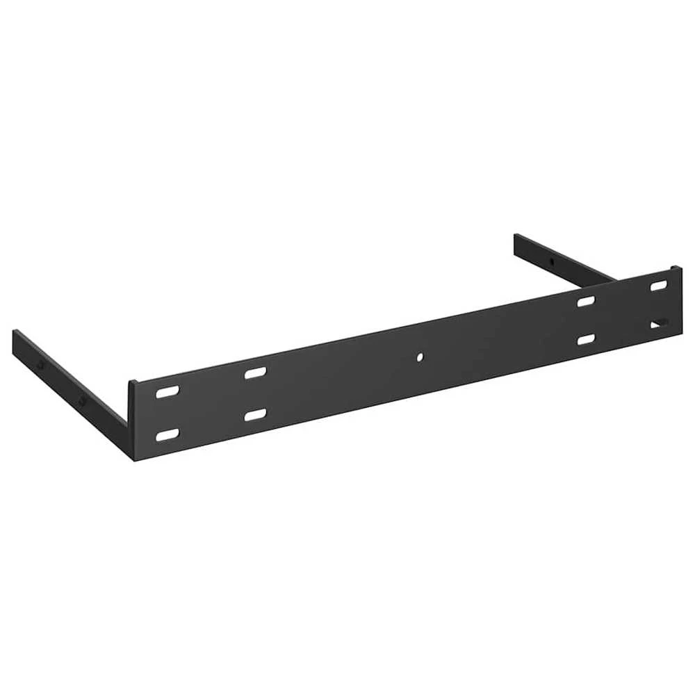 Pakabinamos lentynos, 2vnt., pilkos, 60x23,5x3,8cm, MDF