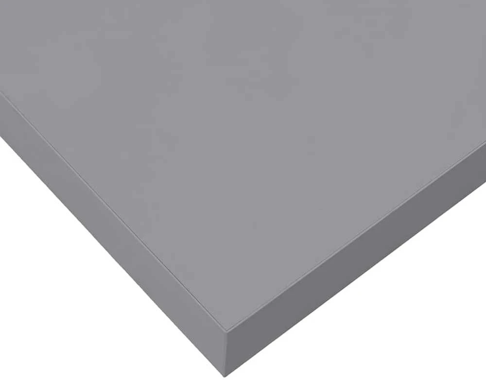 Pakabinamos lentynos, 2vnt., pilkos, 80x23,5x3,8cm, MDF