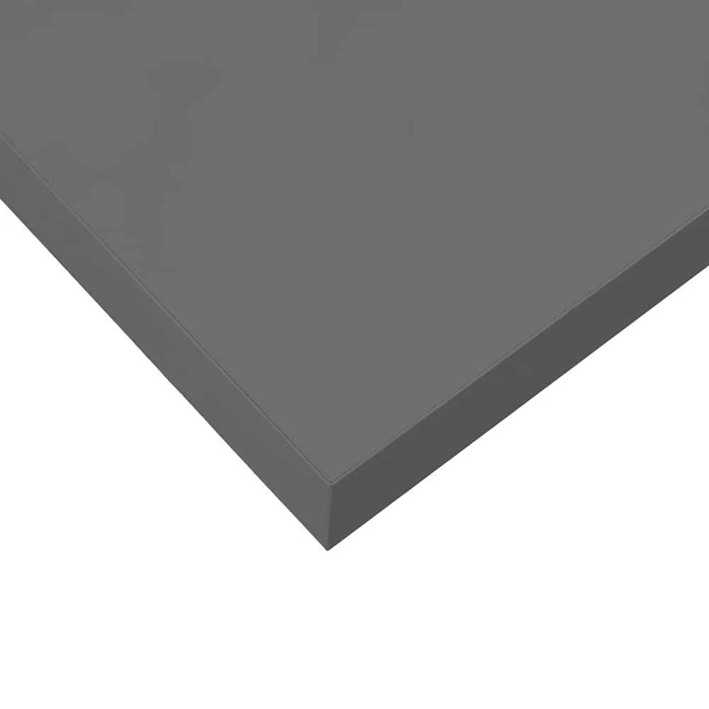 Pakabinamos lentynos, 2vnt., pilkos, 90x23,5x3,8cm, MDF