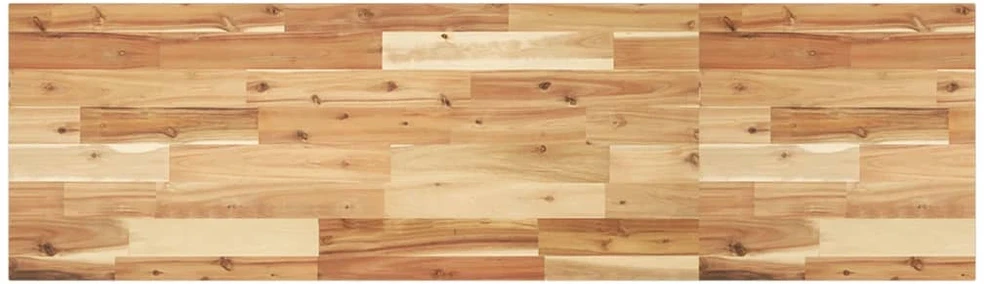 Pakabinamos lentynos, 3 vnt., 120x40x2 cm, aliejumi dažyta, akacijos masyvas