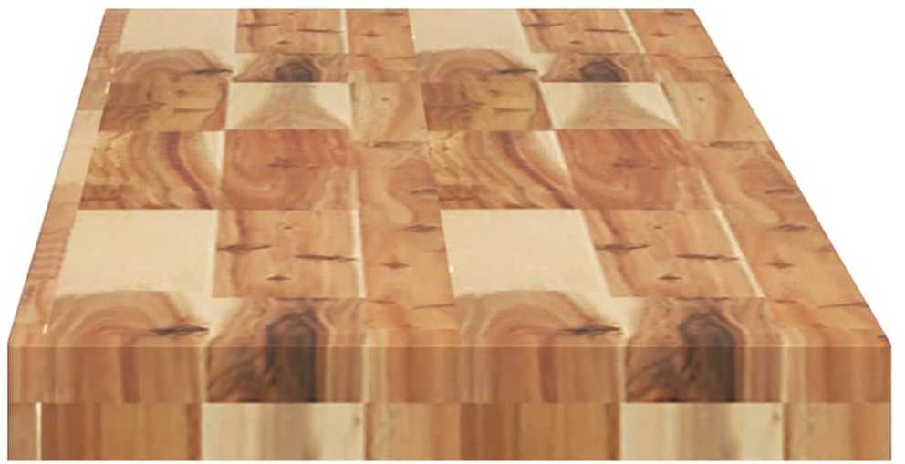 Pakabinamos lentynos, 3vnt., 120x30x4cm, akacijos masyvas