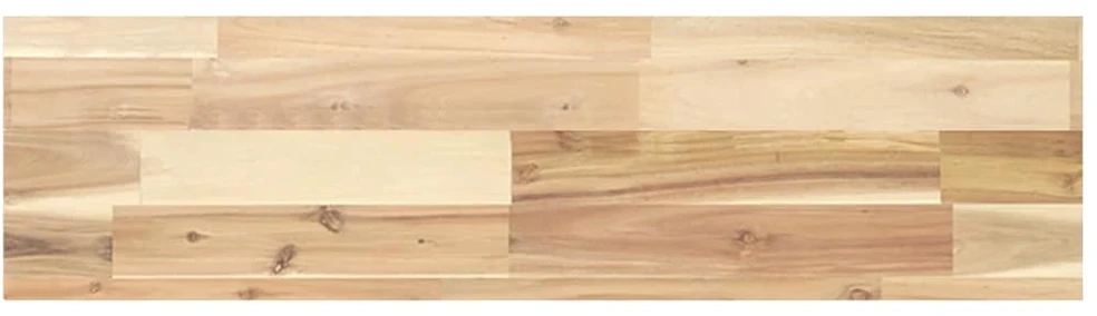 Pakabinamos lentynos, 4 vnt., 100x20x4 cm, neapdorota akacijos masyvo mediena