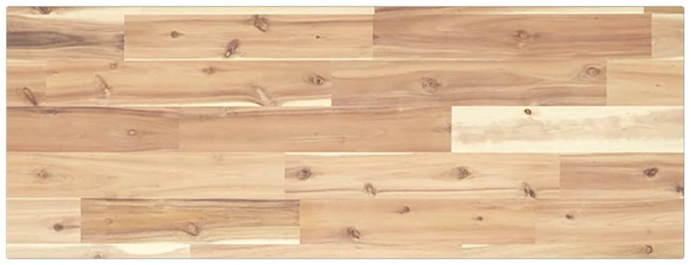 Pakabinamos lentynos, 4 vnt., 100x30x2 cm, neapdorota akacijos masyvo mediena