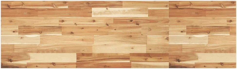 Pakabinamos lentynos, 4 vnt., 120x40x2 cm, aliejumi dažyta, akacijos masyvas