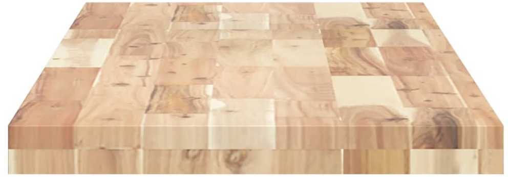 Pakabinamos lentynos, 4vnt., 120x40x4cm, neapdorota akacija