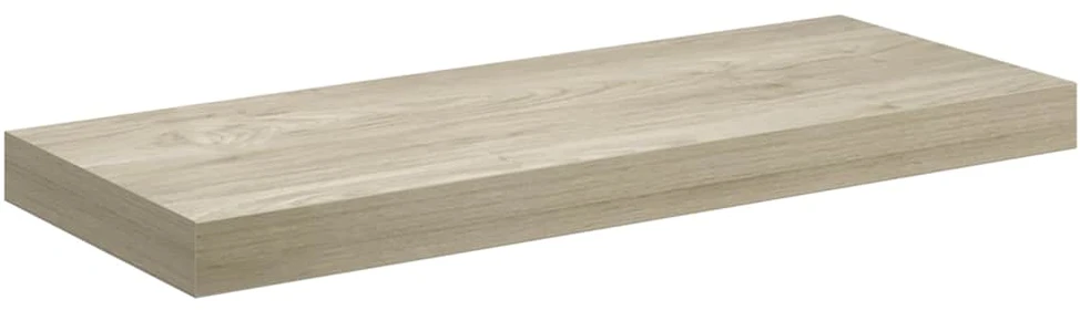 Pakabinamos lentynos, 4vnt., ąžuolo, 60x23,5x3,8cm, MDF