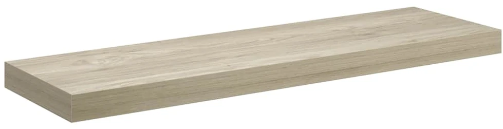 Pakabinamos lentynos, 4vnt., ąžuolo, 80x23,5x3,8cm, MDF