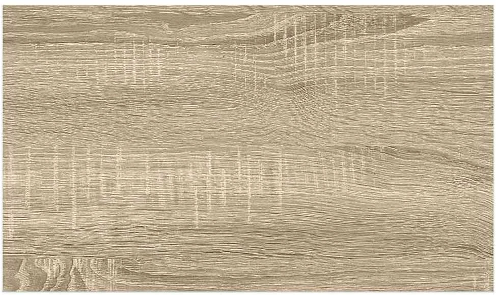 Pakabinamos lentynos, 4vnt., ąžuolo/baltos, 50x23x3,8cm, MDF
