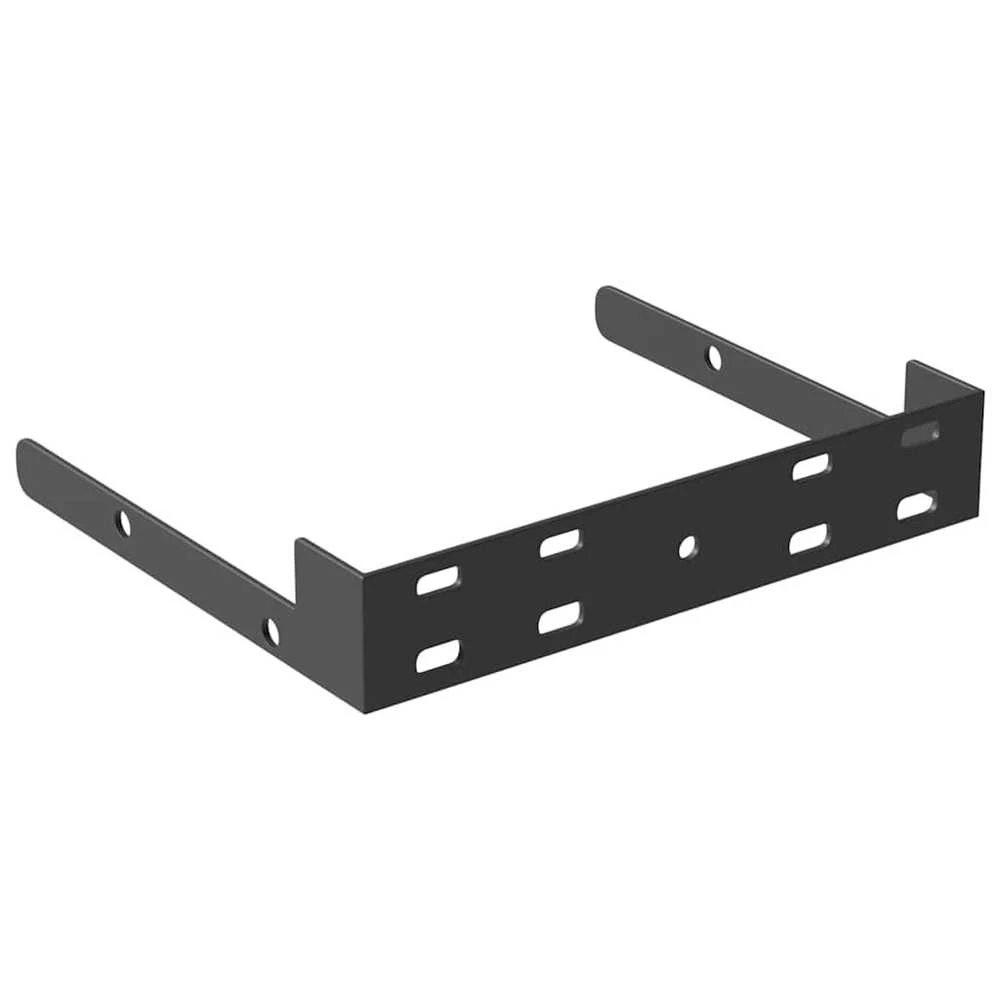 Pakabinamos lentynos, 4vnt., baltos, 23x23,5x3,8cm, MDF