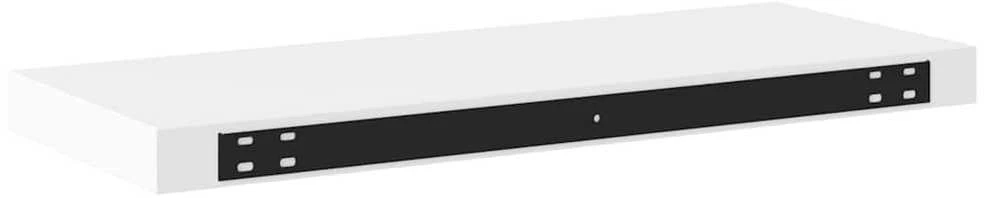 Pakabinamos lentynos, 4vnt., baltos, 60x23,5x3,8cm, MDF