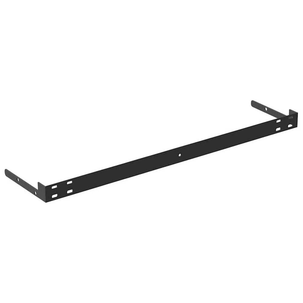 Pakabinamos lentynos, 4vnt., baltos, 60x23,5x3,8cm, MDF