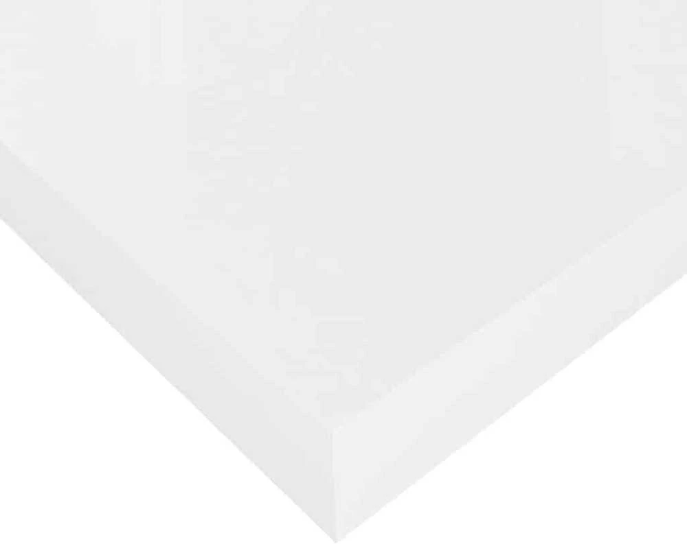 Pakabinamos lentynos, 4vnt., baltos, 60x23,5x3,8cm, MDF