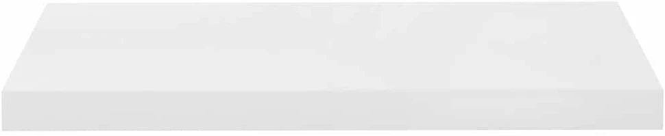 Pakabinamos lentynos, 4vnt., baltos, 60x23,5x3,8cm, MDF